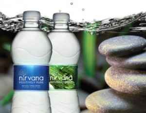 Nirvana bottled water