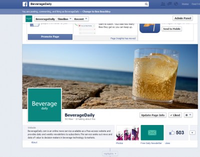 Suggest a story and...BeverageDaily.com hits 500 Facebook likes!