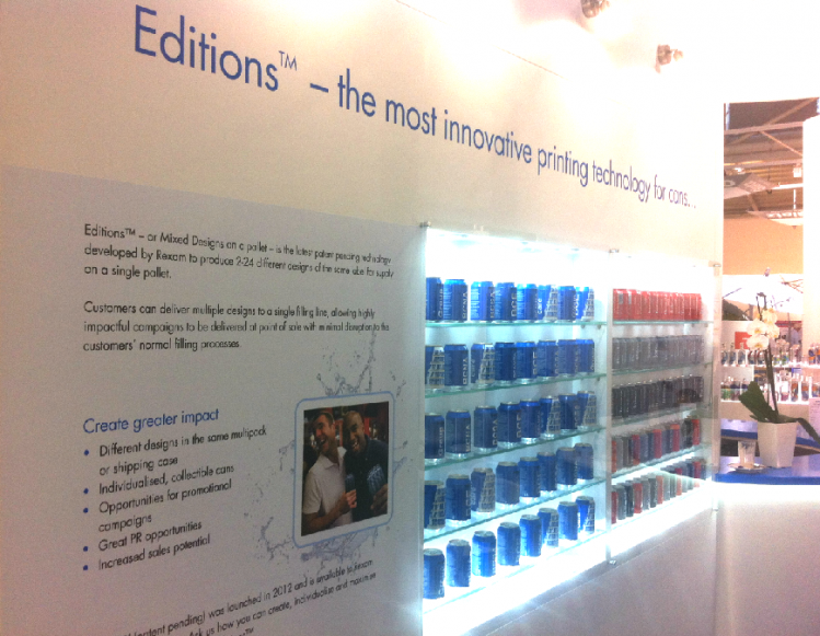 Rexam's Editions technology on show at Drinktec 2013