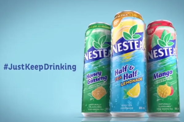 Nestea's 2014 packaging for the Canadian market